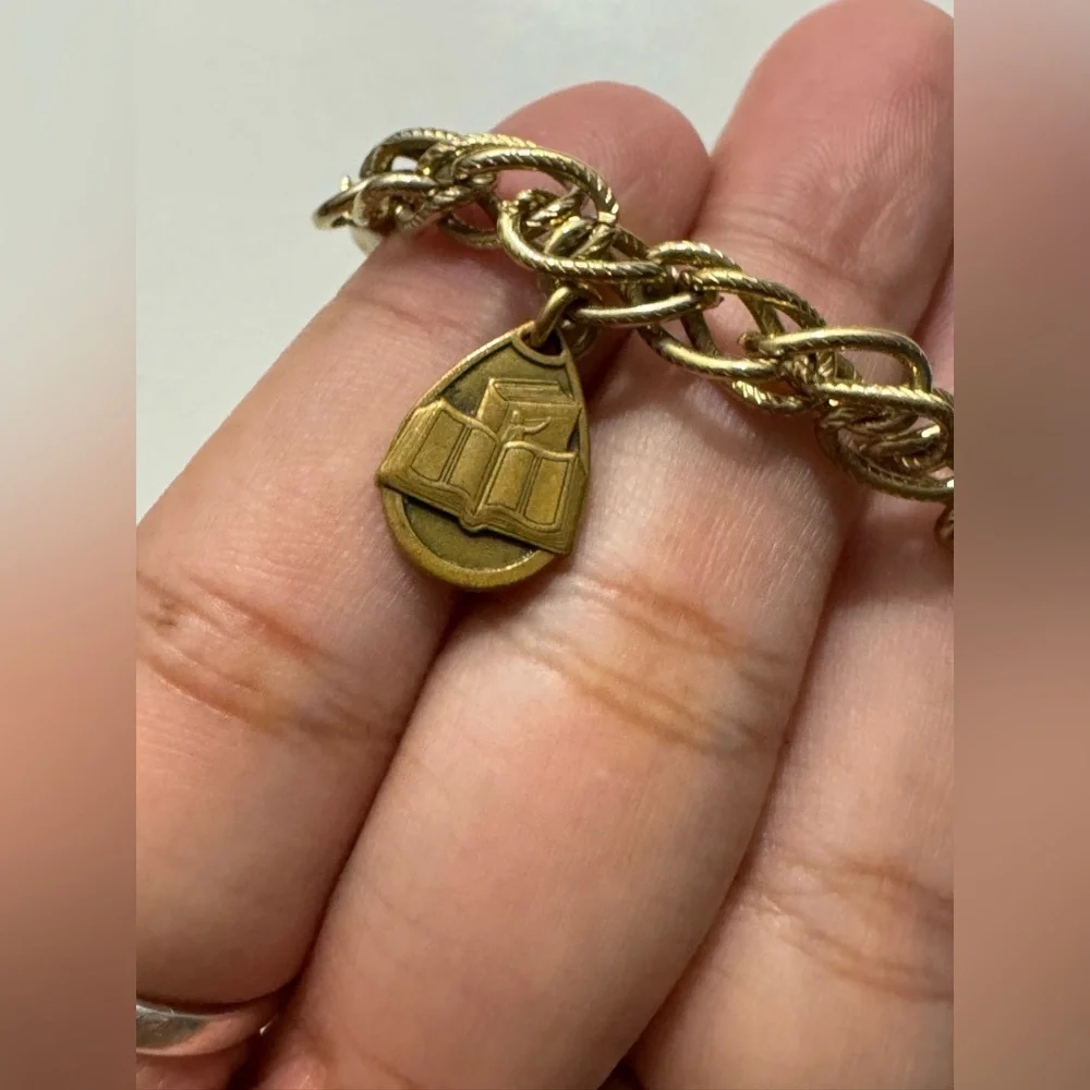Mormon LDS Gold Tone Insight & Inspiration Charm Bracelet - Picture 3 of 9